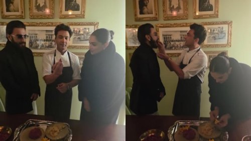 Deepika Padukone Crafts Her First Modak, Ranveer Singh Marks Dhurandhar’s Success with Chef Vikas Khanna in NYC