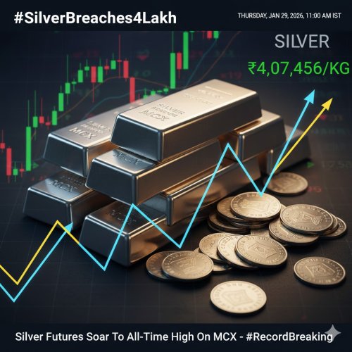 #SilverRush: Silver Breaches ₹4 Lakh, Gold Hits Historic ₹1.8 Lakh Mark!