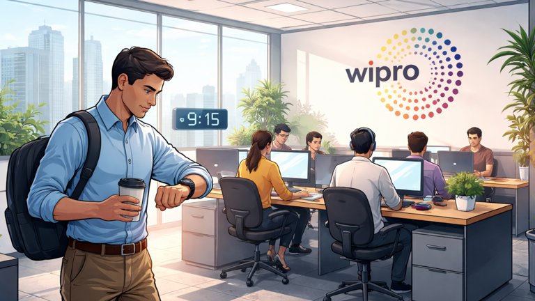 🏢 Wipro Tightens Hybrid Work Rules with Six-Hour Office Mandate