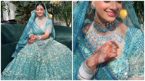 An Indian Bride Stuns in Blue Lehenga — A Bold Twist on Tradition