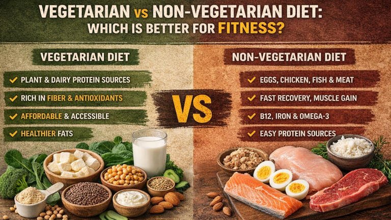 Vegetarian vs Non-Vegetarian Diet: Which Fuels Fitness Better?
